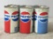 Six Pack of Vintage Pepsi Cola Cans (Empty)