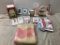 Misc Treasure Lot Incl Scarves, Watchbands, Votive Candle and More