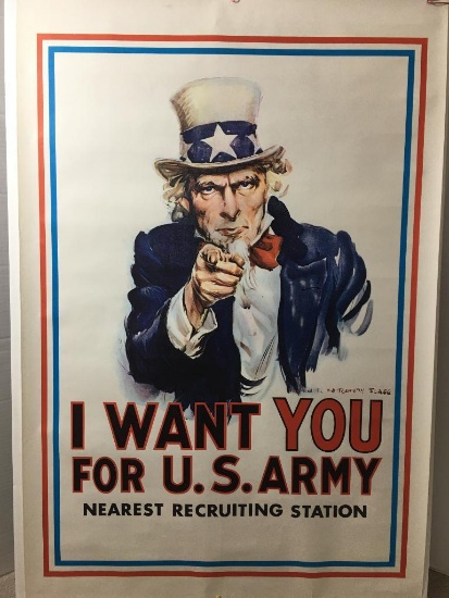 Vintage "I Want You" Poster