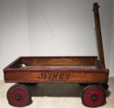Antique Jitney Wooden Wagon
