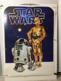 Vintage Star Wars R2-D2 and C3PO Poster 1977