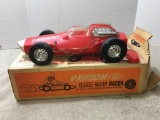 Vintage V-Rroom Real Motor Roar Guide-Whip Racer by Mattel 1963
