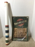 Antique 1903 Northwestern Railroad Calendar and Poster (New in Package)