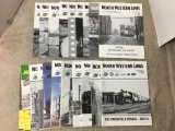 Group of Vintage North Western Lines Magazines