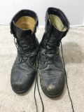 Pair of Army Boots by Addison Shoe Co Size 9.5 E