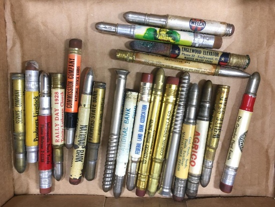 Group of Vintage Advertising Pencils