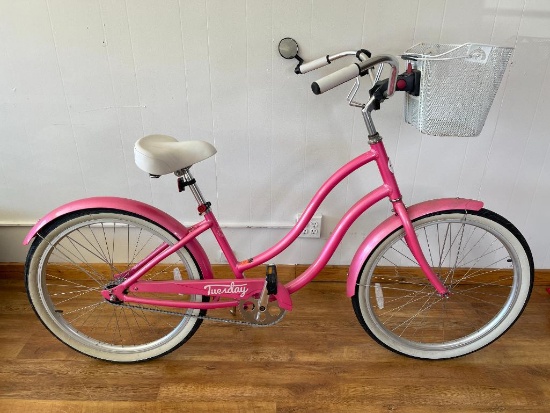 Pink, Tuesday Beach Cruiser Bicycle