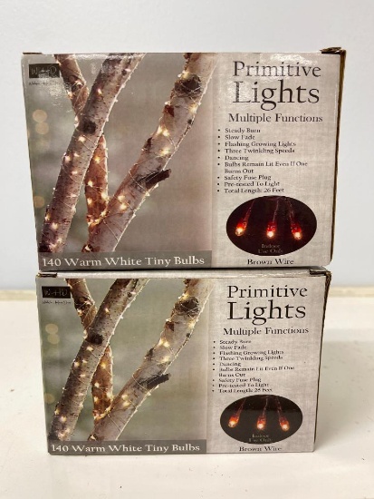 Group of 2 Boxes of Primitive Lights