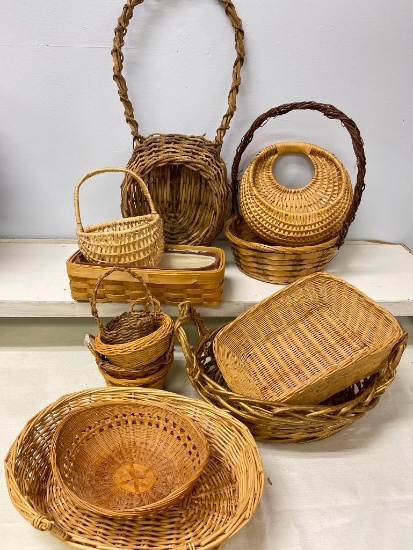 Group of Wicker Baskets