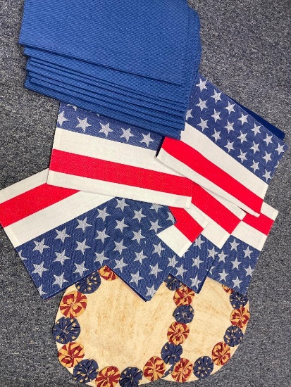 Group of Patriotic Placemats