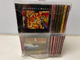 Group of Sealed CDs and Plastic Case