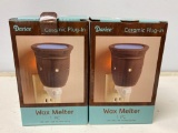Pair of Ceramic Plug-in Wax Melters
