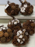 Groups of Cotton/Pine Cones