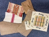 Group of New Placemats and Burlap