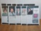 Group of Misc Author Autographed Book Signing Foamboard Posters
