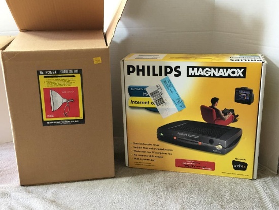 Phillips Magnavox Web TV Mat965 New in Box and 10" Fotolite by Fairborn Camera Shop