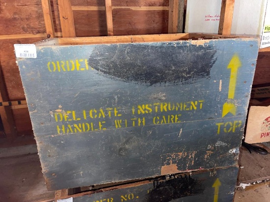 Vintage Wood Crate (Garage)