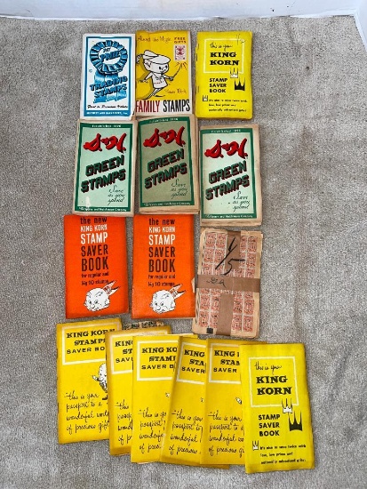Lot of Vintage Stamp Saver Books