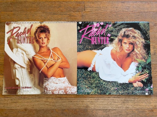 Two Rachel Hunter Swimsuit Calendars 1994-1995 - Like New Condition