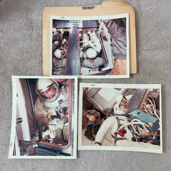 Believed to be Three Original NASA Gemini Photos