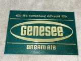 Plastic Genesee Cream Ale Sign