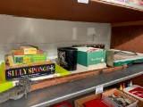 Shelf Lot of Misc Vintage Toys (Basement)
