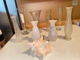 Group of Various Glass Vases (Basement)