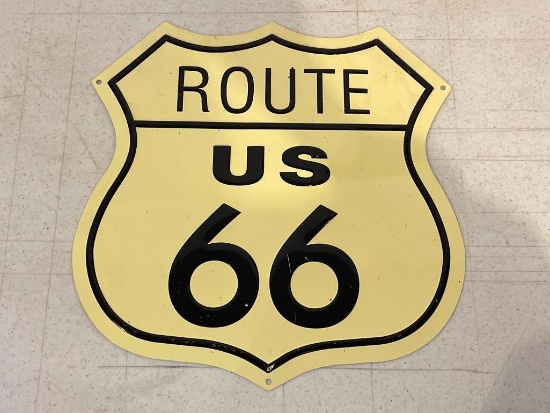 Thin Tin Route 66 Sign