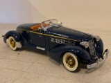 Franklin Mint 1935 Auburn Speedster Die Cast Car - Has Defects