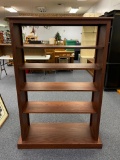 Wooden Open Bookshelf Display