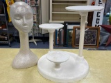 Group of Styrofoam Store Display Pieces