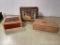 Two Cigar Boxes and Wood Jewelry Box