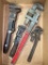 Group of Solid Bar and Pipe Wrenches