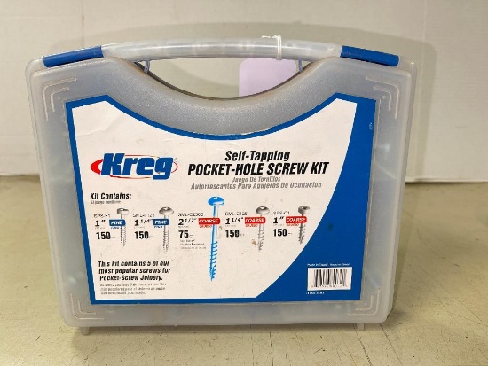 Kreg Self-Tapping Pocket Hole Screw Kit - Appears New