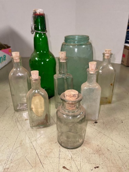 Group of Misc Vintage Bottles