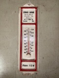 Vintage Metal Advertising Thermometer 