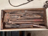 Group of Misc Cast Iron Chisels
