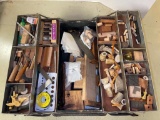 Vintage Toolbox w/Pipe Making Kits and Tools