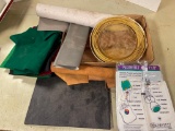 Misc Lot of Material Incl Faux Leather and Felt