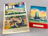 Group of 2 1933 Chicago Exposition Post Cards
