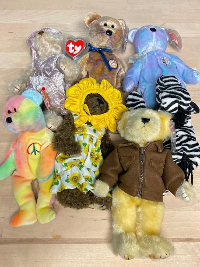Group of Ty Beanie Babies