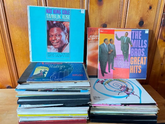 Group of Vintage Vinyl Records