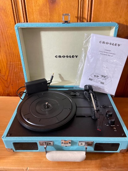 Crosley Record Player- Blue