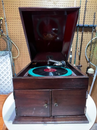 Antique Victrola Talking Machine
