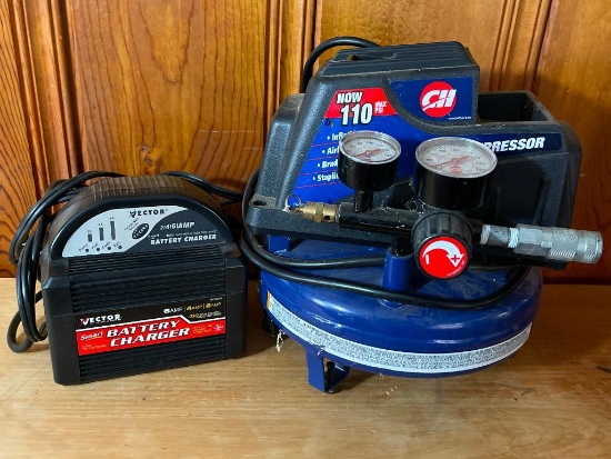 Air Compressor and Battery Charger