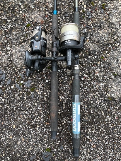 Group of 2 Fishing Poles