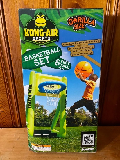 Franklin Kong Air Sports Inflatable Basketball Set