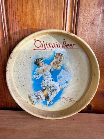 Vintage Olympia Beer Tray
