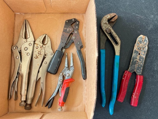 Group of Pliers and Wrenches