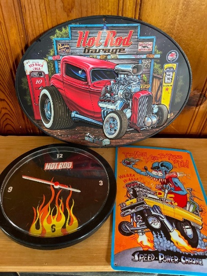 Group of 3 Hot Rod Items